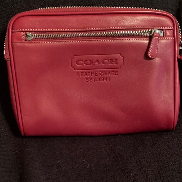 Coach Cherry Leather Bag Set - Picture 2 of 9